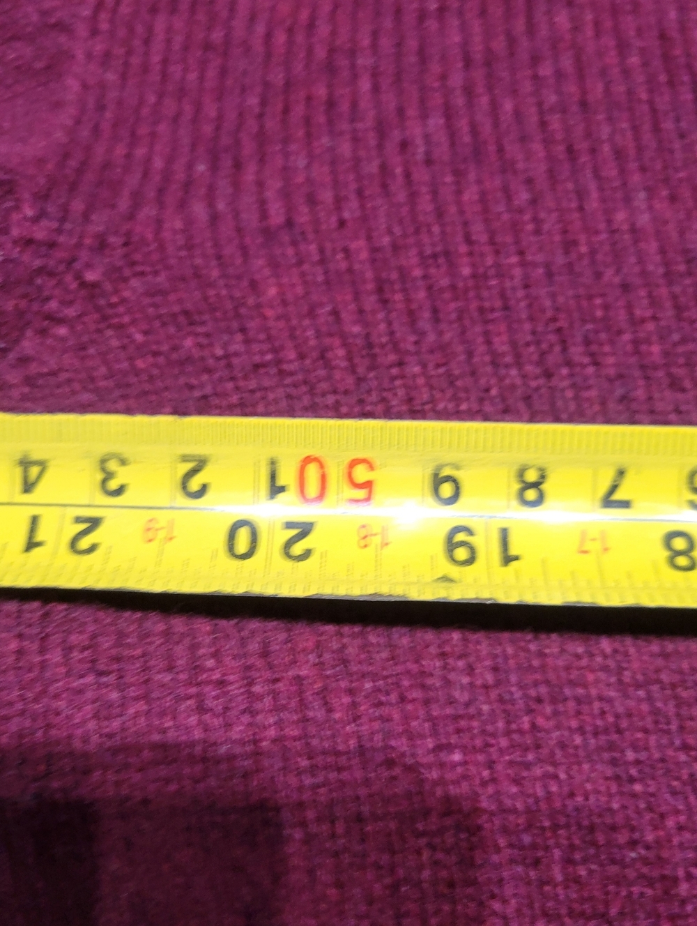 Tesma Cashmere Crewneck Sweater - Burgundy Size Large - Picture 8 of 9